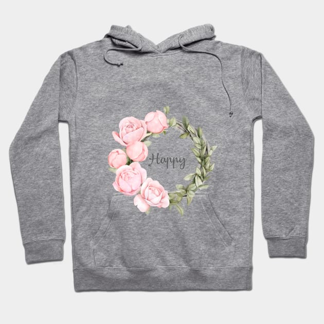 Floral design Hoodie by PeachAndPatches